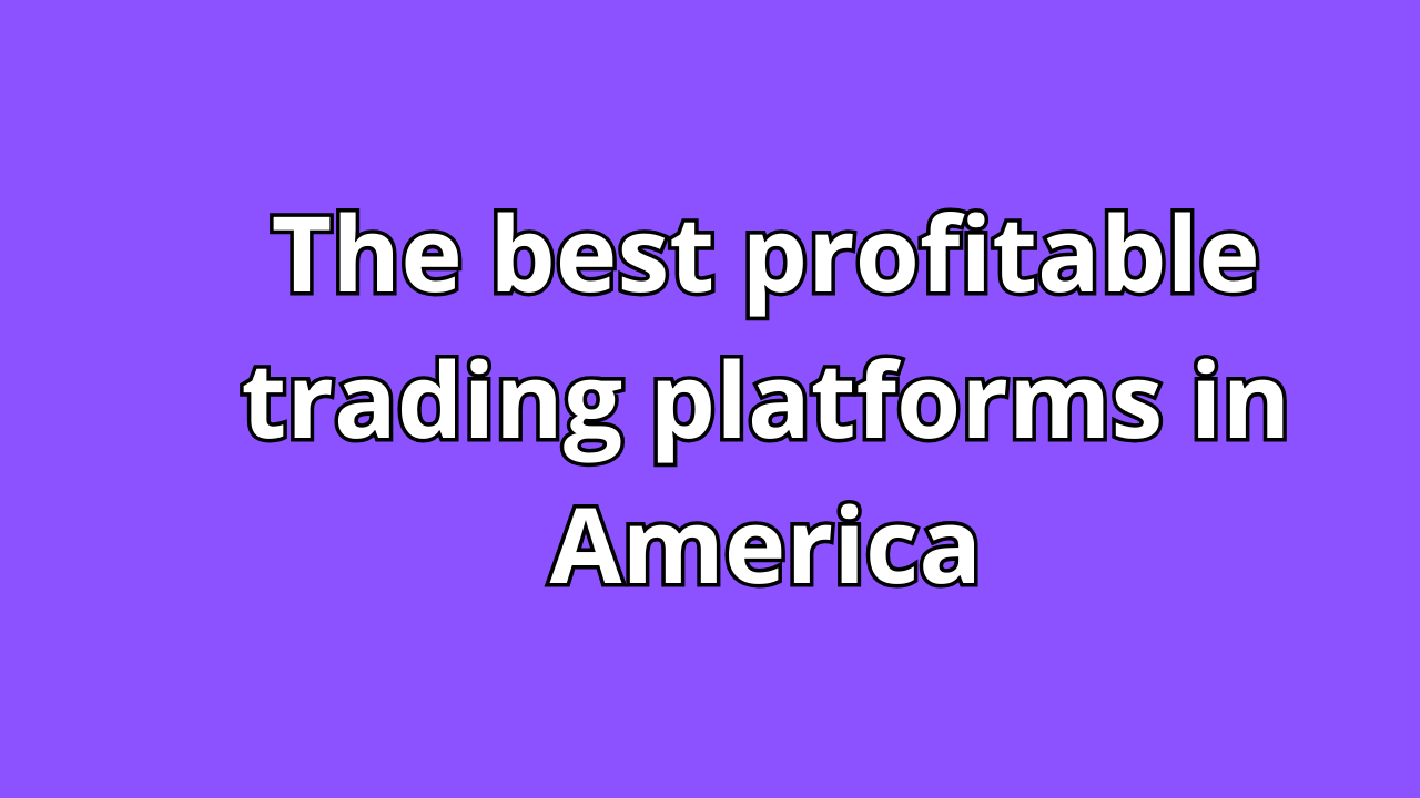 Read more about the article The best profitable trading platforms in America